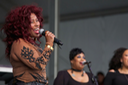 Chaka Khan performing at the Congo Square stage during the New Orleans Jazz Fest Friday, May 2, 2014. 
